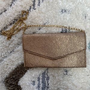 Maddison West - Rose Gold Purse With Detachable Chain
